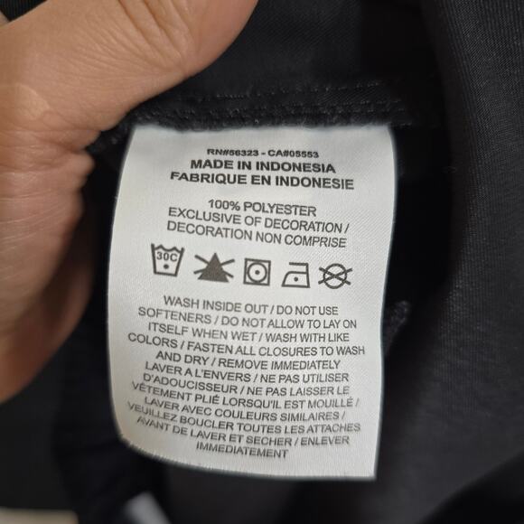 Nike Mens Club Woven Tapered Leg Pants Black/White Size XL  DX0623-010 - Picture 5 of 7